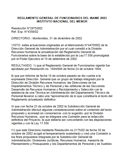  Reglamento Funcionarios