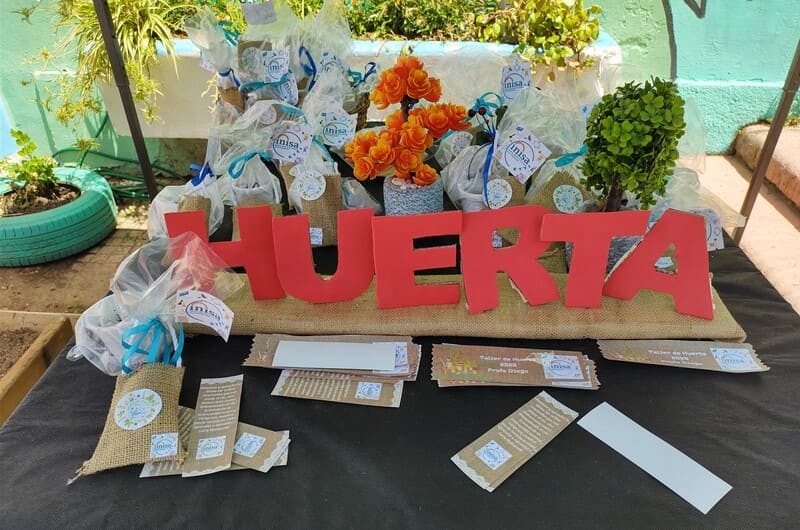 Presentación del taller Huerta