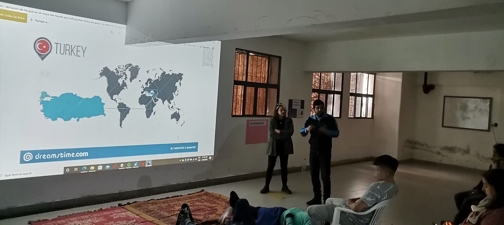 Proyección de un video